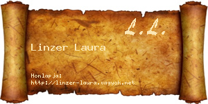 Linzer Laura névjegykártya